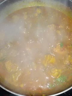 A picture of Chicken Curry(Nepali Style).