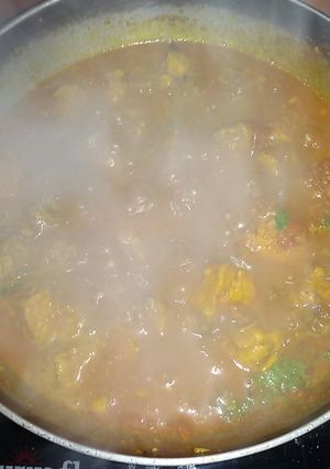 A picture of Chicken Curry(Nepali Style).