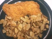 A picture of potato with catfish