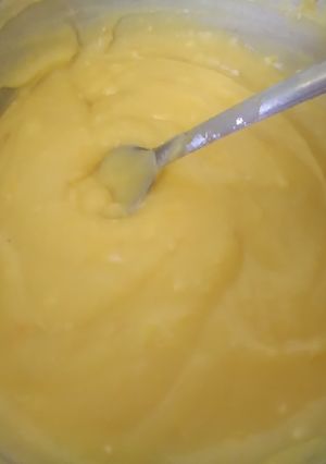 Una foto de Crema de naranja, tipo pastelera sin maicena