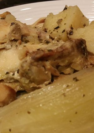 A picture of Greek Chicken.