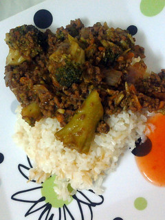 A picture of Ground Beef and Broccoli.