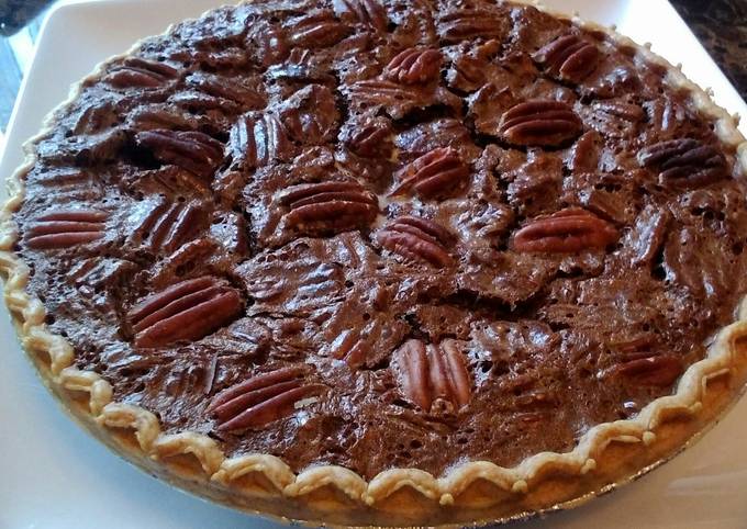 Simple Way to Make Ultimate Deep Dish Chocolate Pecan Pie