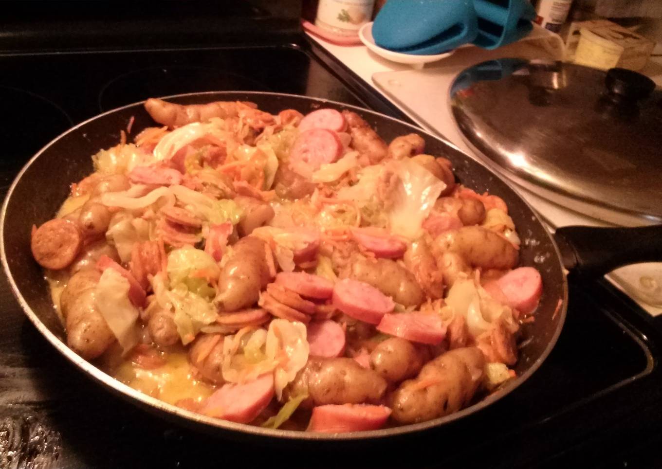 Steps to Prepare Quick Sausage Skillet Suprise