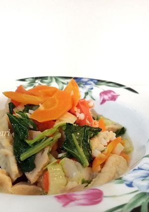 Foto resep Cah Sawi Wortel