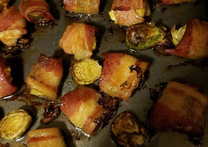 Recipe of Favorite Low carb bacon wrapped Brussel sprouts