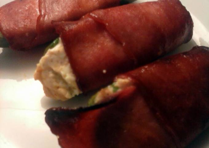 Recipe of Any-night-of-the-week Brad's smoked bacon taco poppers