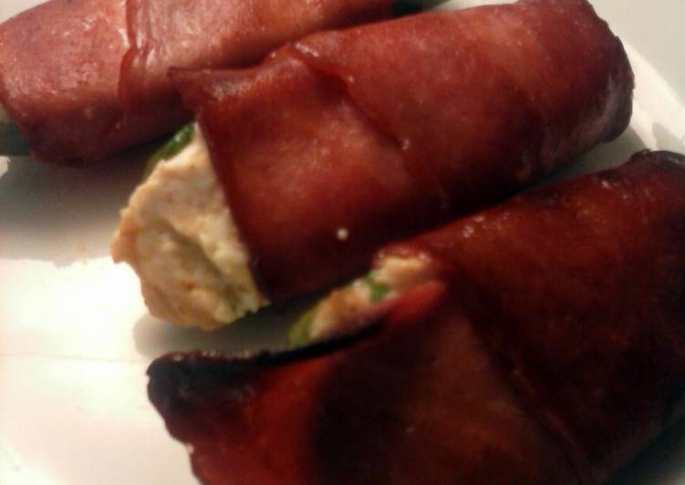 Recipe of Ultimate Brad's smoked bacon taco poppers