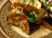 A picture of fried brinjals
