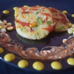A picture of Corn Bread Pizza.
