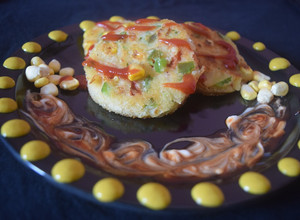 A picture of Corn Bread Pizza.