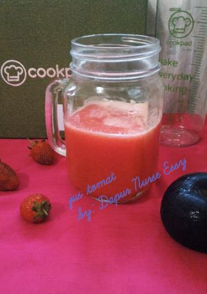 Foto resep Jus tomat mix strawberry