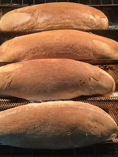 A picture of California Farm Soft Crust and Hard Crust Sourdough Bread.
