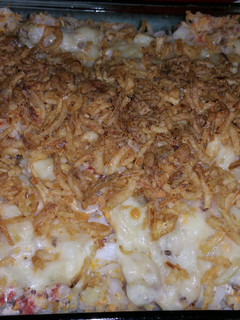 A picture of Hash brown dinner.