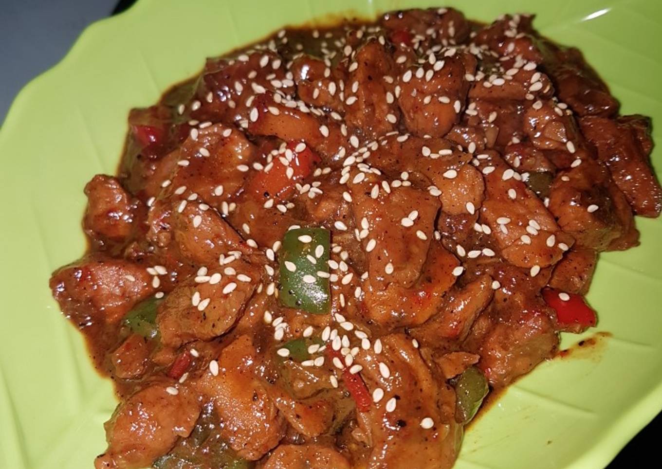 Daging paprika lada hitam
