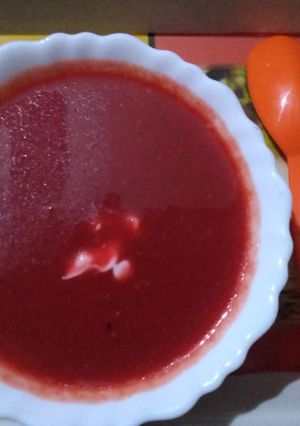 A picture of Beetroot soup.