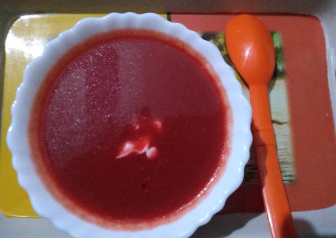 Steps to Make Speedy Beetroot soup
