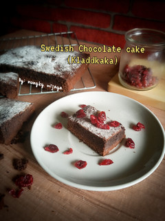 Foto resep Kladdkaka (Swedish Chocolate cake)