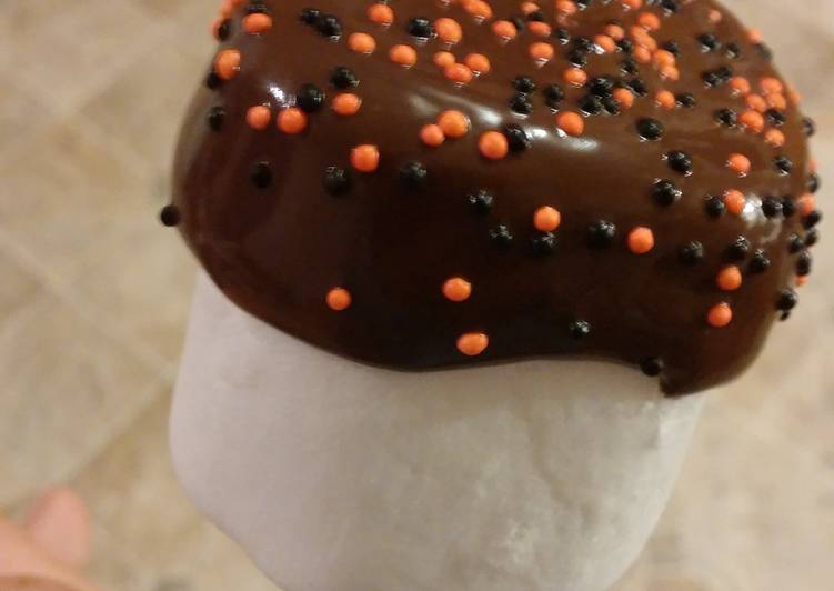 Recipe of Super Quick Homemade Halloween Marshmallow Pops