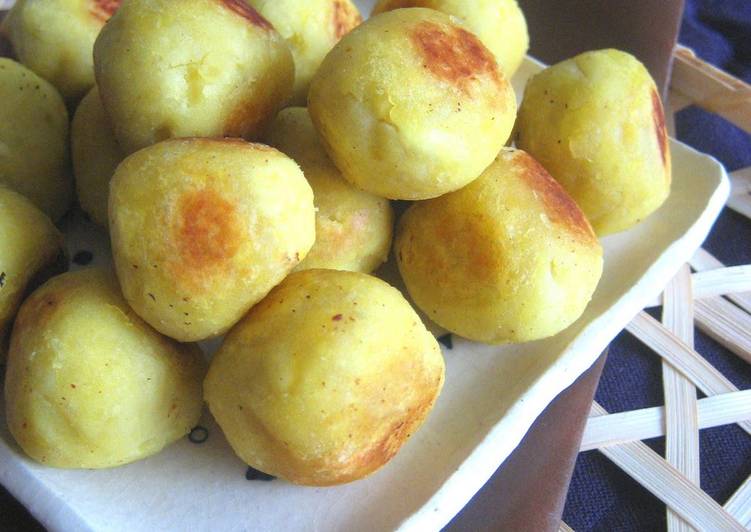 Step-by-Step Guide to Prepare Ultimate Rolly ＊ Asian Sweet Potato Balls