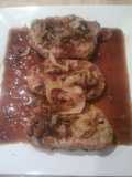 Pork chops in maple sauce