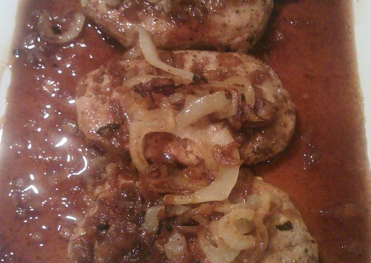 Recipe of Ultimate Pork chops in maple sauce