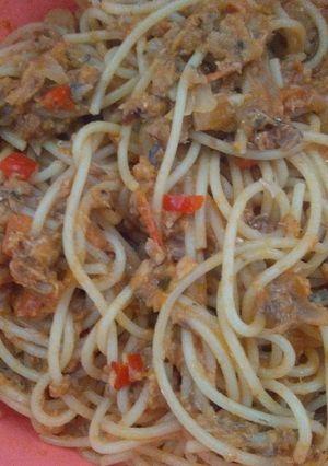 Una foto de Pasta con sardina