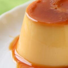 A picture of Smooth, Creamy, Baked Pudding.