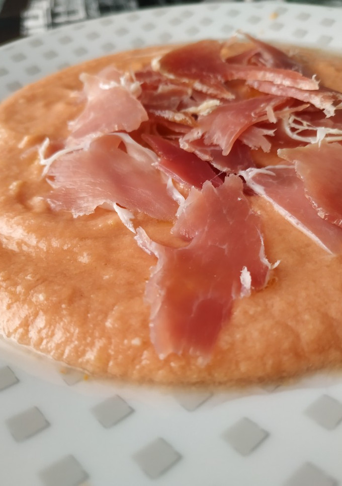 Una foto de Salmorejo
