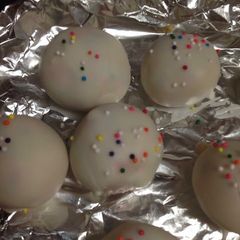 Cake Batter Truffles A picture of Cake Batter Truffles.
