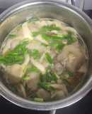 Canh chua nấm bào ngư