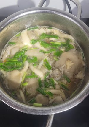 Hình của món Canh chua nấm bào ngư.