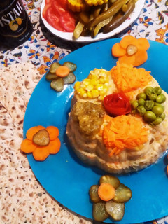 عکسی از دستور الویه قالبی