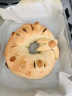 Una foto de Rosca de pan de muerto