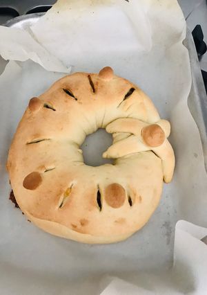 Una foto de Rosca de pan de muerto