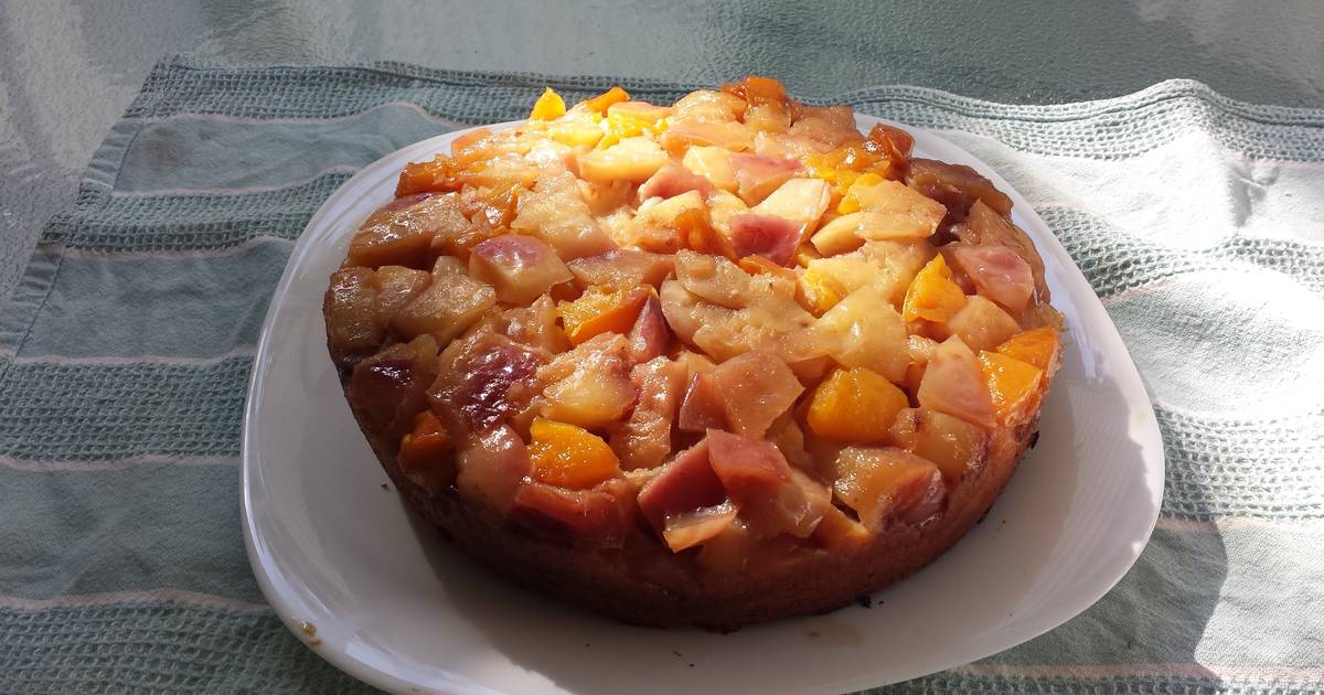 Nectarine upsidedown cake Recipe by MoMo74 Cookpad