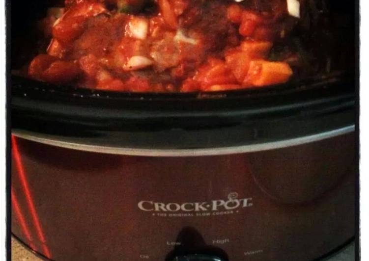Crockpot pork green chile stew