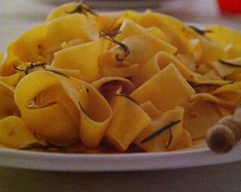 Update, Making Recipe Pappardelle With Rosemary Very Delicious