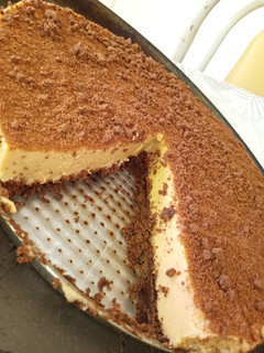 Una foto de Chocotorta tipo cheesecake, fácil sin horno