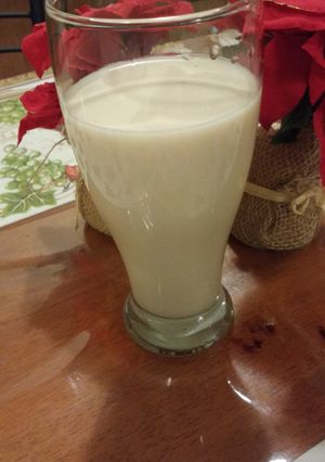 A picture of Oatmeal Water!!.