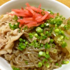 A picture of Beef Bowl? Pork Bowl? Shirataki Noodle Bowl!!.