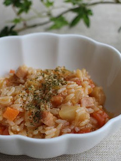 A picture of Easy Risotto with Leftover Minestrone.