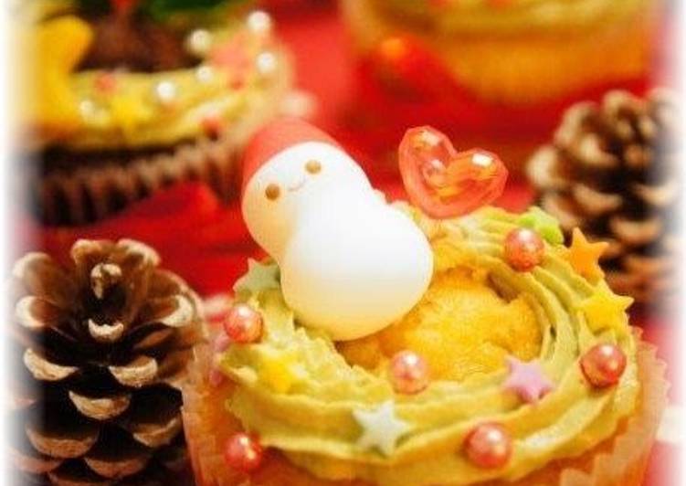 Easiest Way to Prepare Super Quick Homemade Easy Christmas Cupcake Decorations