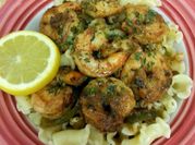 A picture of spicy cajun shrimp