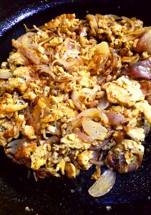 A picture of Easy Egg bhujhiya.