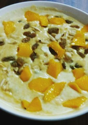 A picture of Hyderabadi Kheer (mango).