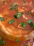 Rouelle de porc à la tomate