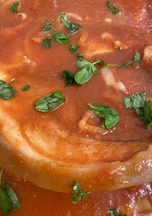 Une photo de Rouelle de porc à la tomate
