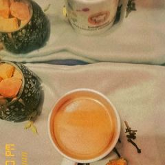 A picture of Dum wali masala chai.