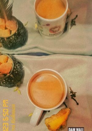 A picture of Dum wali masala chai.